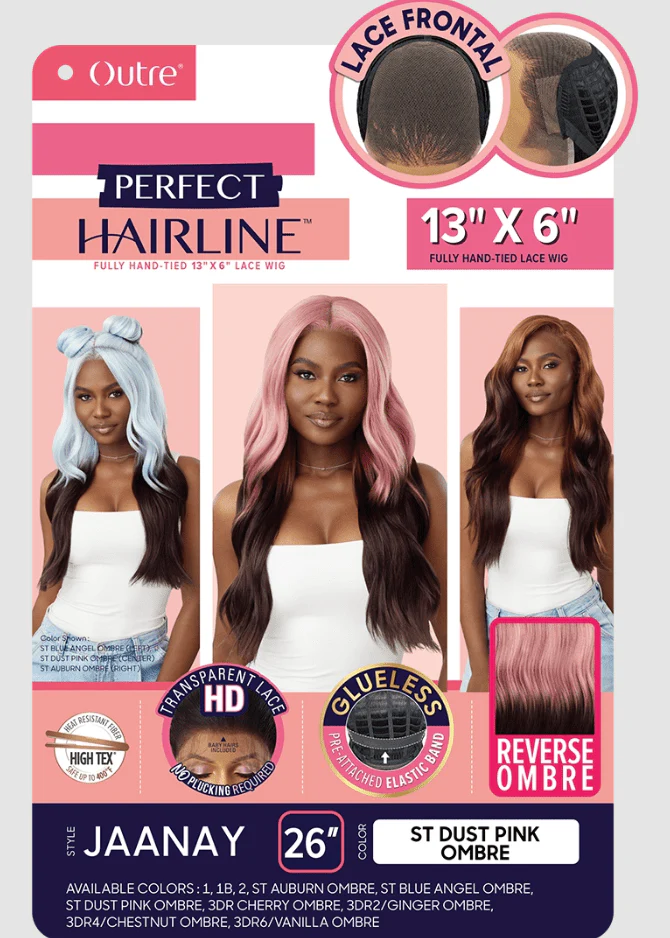 Outre Perfect Hairline Synthetic 13x6 Lace Front Wig - JAANAY - Image 8
