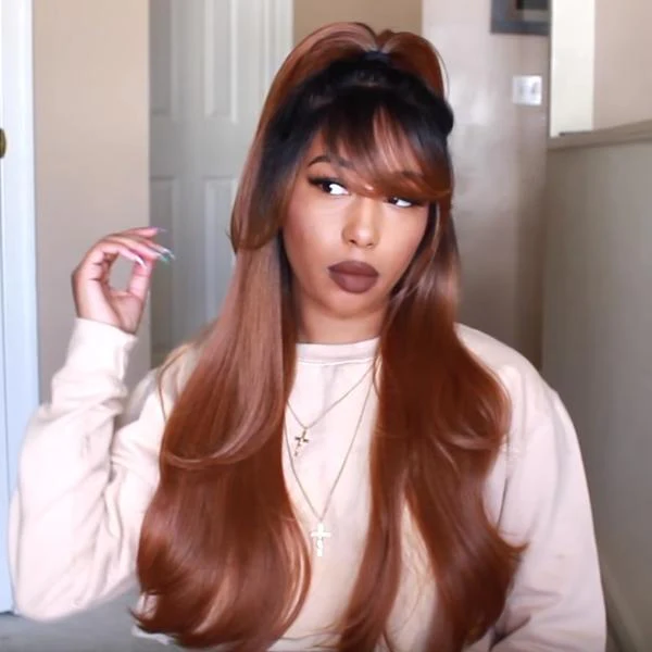 Outre Human Hair Blend 13x4 Optimix Lace Wig - DAPHNE - Image 2
