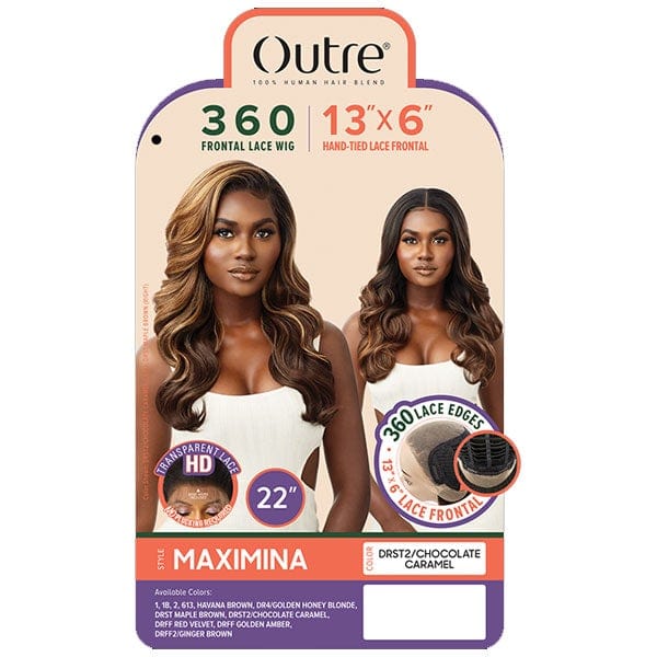 Outre Human Hair Blend 360 Lace Front Wig - MAXIMINA - Image 7