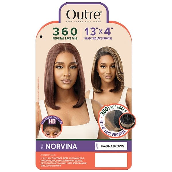 Outre Human Hair Blend 360 Lace Front Wig - NORVINA - Image 5