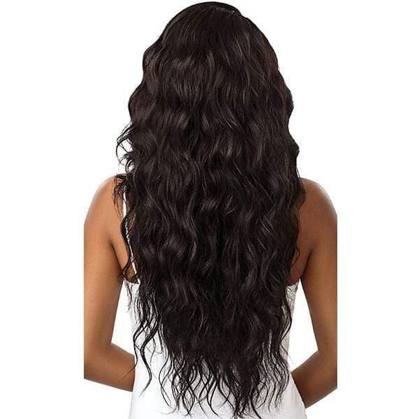 Outre Human Hair Blend 360 Lace Wig - NATURAL LOOSE WAVE - Image 5