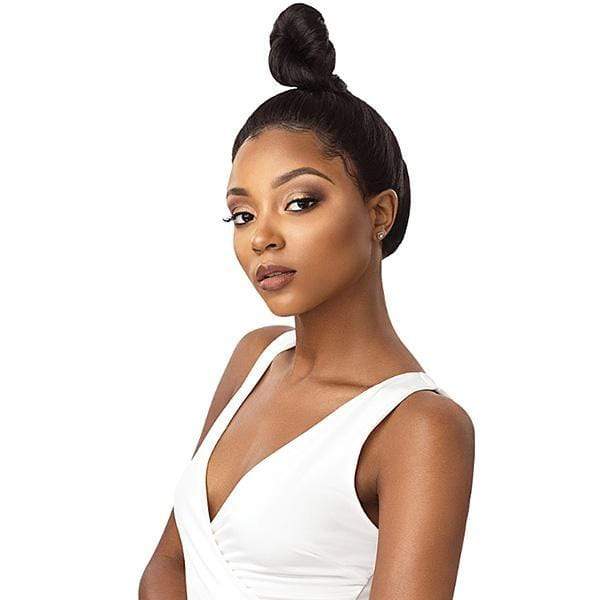 Outre Human Hair Blend 360 Lace Wig - NATURAL STRAIGHT - Image 4