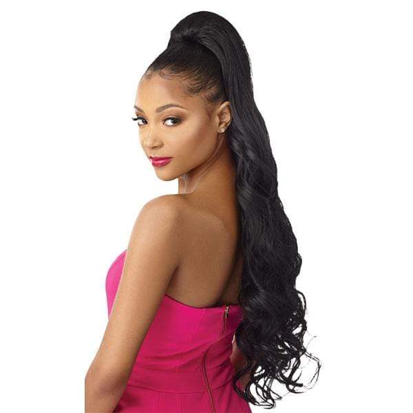 Outre Pretty Quick Synthetic Drawstring Ponytail - EVAN 30" - Image 3