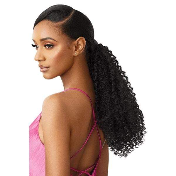 Outre Pretty Quick Synthetic Wrap Ponytail - BOHEMIAN COILS 18" - Image 2