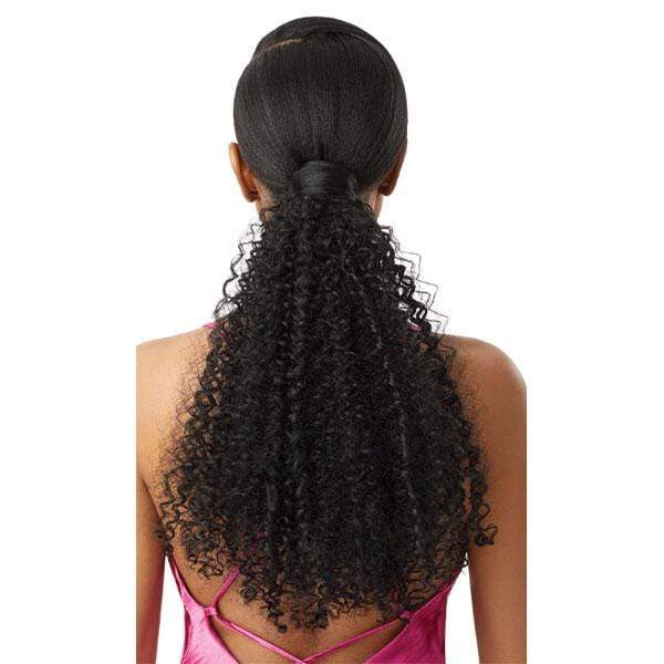 Outre Pretty Quick Synthetic Wrap Ponytail - BOHEMIAN COILS 18" - Image 3