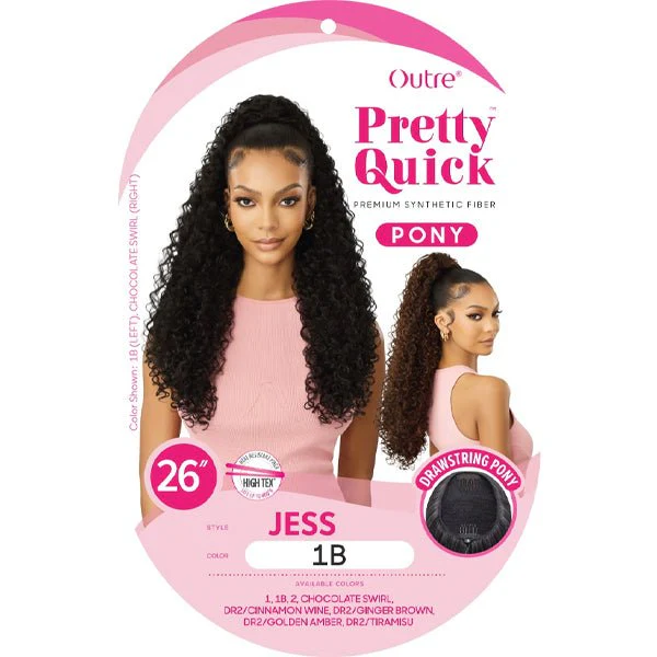 Outre Pretty Quick Synthetic Wrap Ponytail - JESS - Image 5