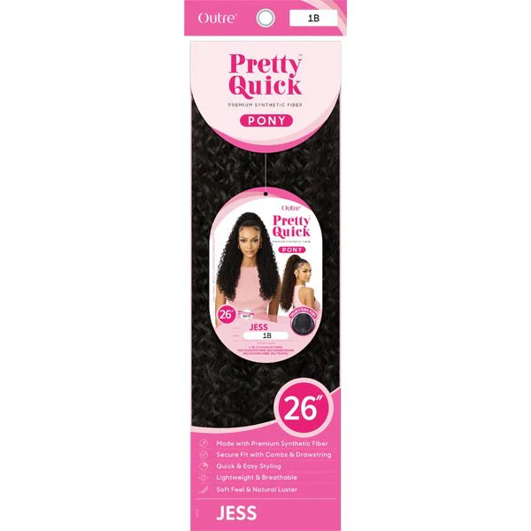 Outre Pretty Quick Synthetic Wrap Ponytail - JESS - Image 6