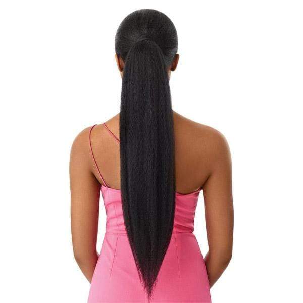 Outre Pretty Quick Synthetic Wrap Ponytail - JUMBO KINKY STRAIGHT 24" - Image 3