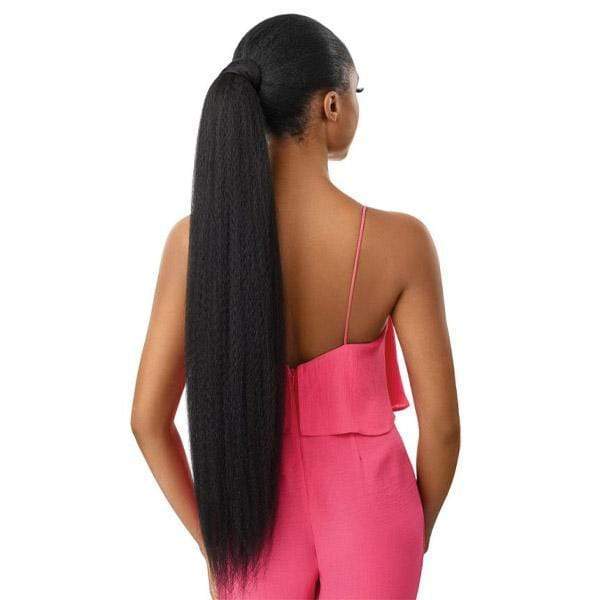 Outre Pretty Quick Synthetic Wrap Ponytail - JUMBO KINKY STRAIGHT 30" - Image 2