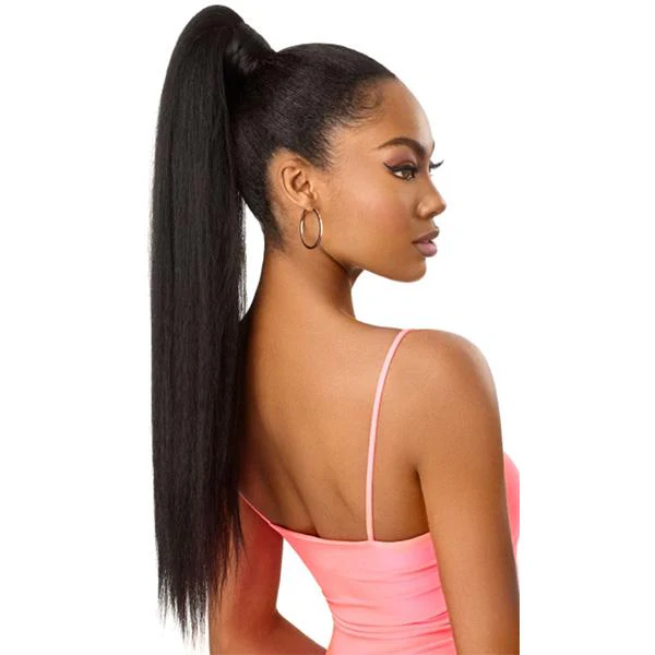 Outre Pretty Quick Synthetic Wrap Ponytail - KINKY STRAIGHT 24" - Image 3