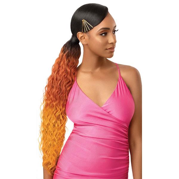 Outre Pretty Quick Synthetic Wrap Ponytail - NATURAL WAVE 24" - Image 2