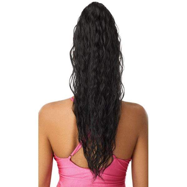 Outre Pretty Quick Synthetic Wrap Ponytail - NATURAL WAVE 24" - Image 3