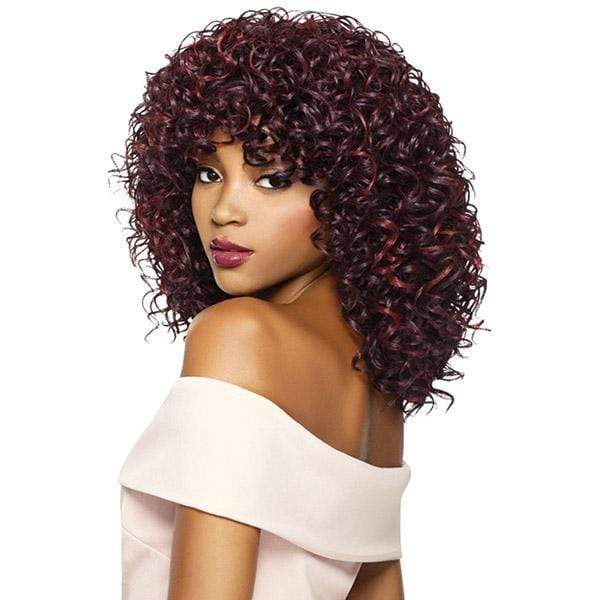 Outre Quick Weave Complete Cap Wig Curly Bang - DAWN - Image 2
