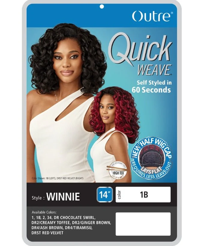 Outre Quick Weave Synthetic Half Wig - WINNIE - Image 5