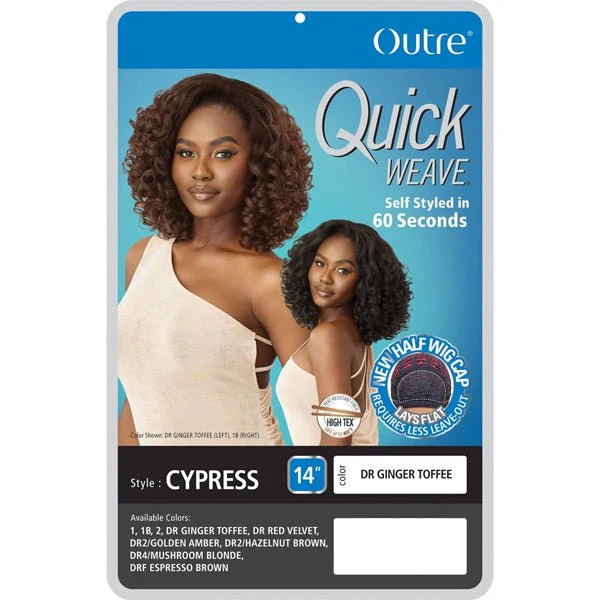 Outre Quick Weave Synthetic Half Wig - CYPRESS - Image 5