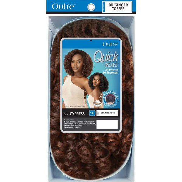 Outre Quick Weave Synthetic Half Wig - CYPRESS - Image 6
