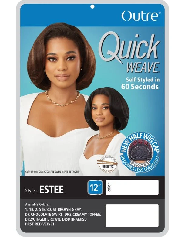 Outre Quick Weave Synthetic Half Wig - ESTEE - Image 5