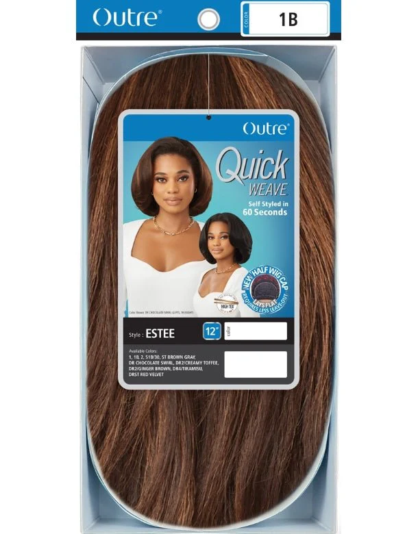 Outre Quick Weave Synthetic Half Wig - ESTEE - Image 6