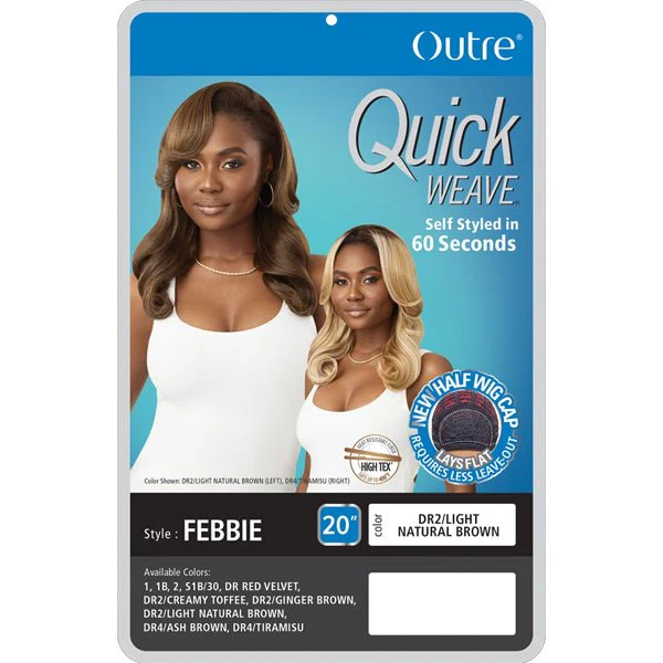 Outre Quick Weave Synthetic Half Wig - FEBBIE - Image 5