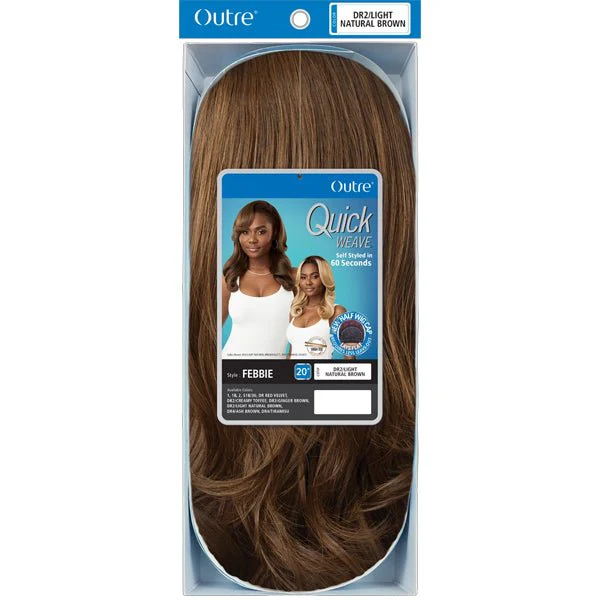 Outre Quick Weave Synthetic Half Wig - FEBBIE - Image 6