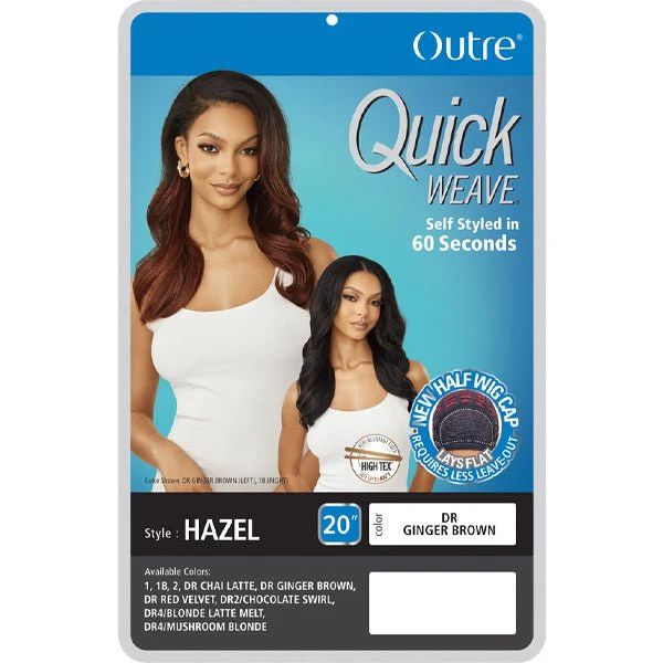 Outre Quick Weave Synthetic Half Wig - HAZEL - Image 5
