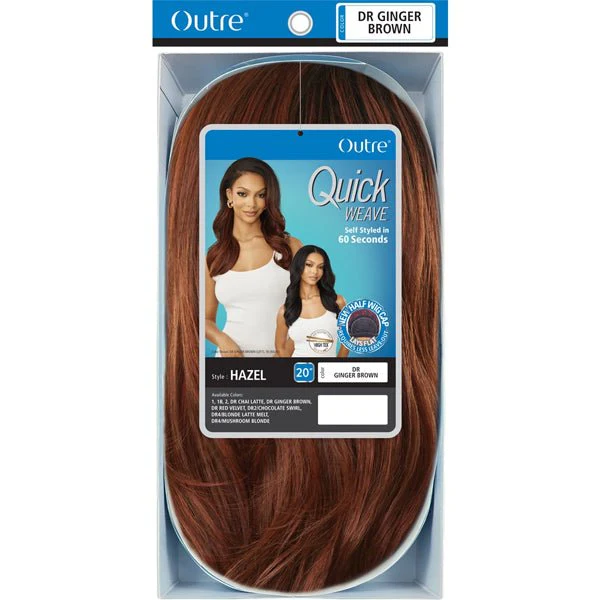 Outre Quick Weave Synthetic Half Wig - HAZEL - Image 6