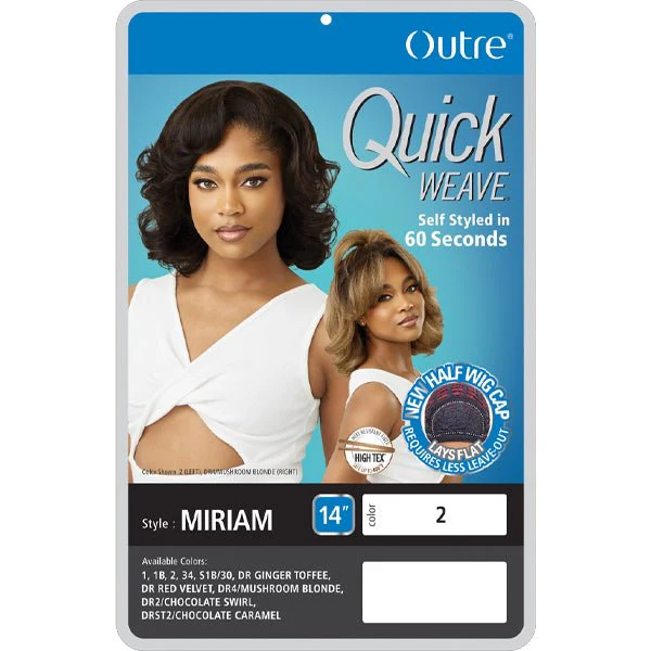 Outre Quick Weave Synthetic Half Wig - MIRIAM - Image 5