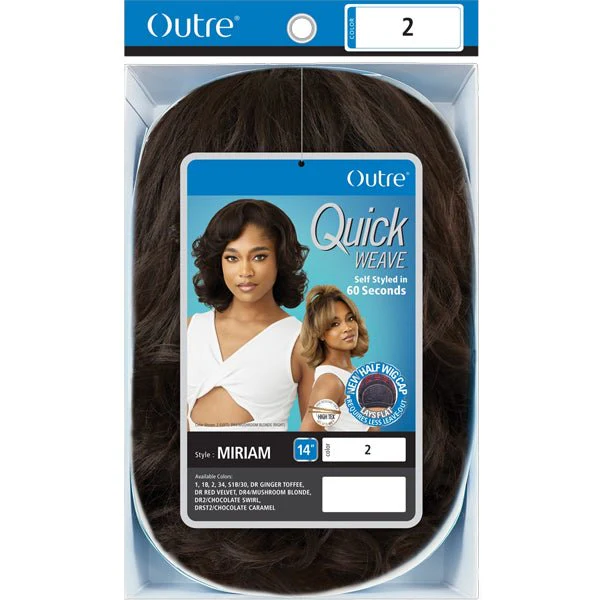 Outre Quick Weave Synthetic Half Wig - MIRIAM - Image 6
