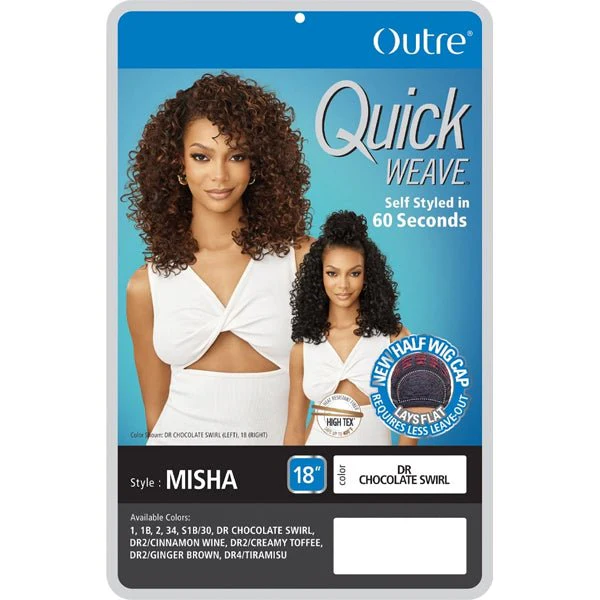 Outre Quick Weave Synthetic Half Wig - MISHA - Image 5