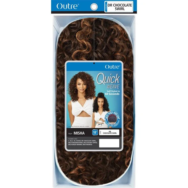 Outre Quick Weave Synthetic Half Wig - MISHA - Image 6