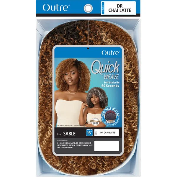 Outre Quick Weave Synthetic Half Wig - SABLE - Image 6