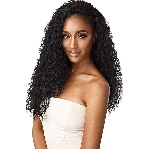 Outre Quick Weave Wet & Wavy Style Synthetic Half Wig - BEACH CURL 24 - Image 2