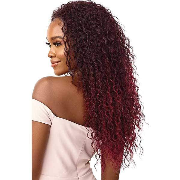 Outre Quick Weave Wet & Wavy Style Synthetic Half Wig - DEEP CURL 24" - Image 3