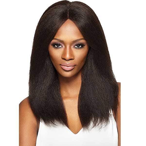 Outre Simply 100% Non-processed Human Hair 4x4 Swiss Lace Front Wig - BRAZILIAN NATURAL BLOW OUT STRAIGHT - Image 2
