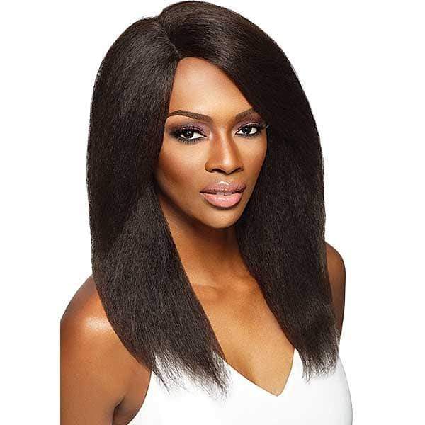 Outre Simply 100% Non-processed Human Hair 4x4 Swiss Lace Front Wig - BRAZILIAN NATURAL BLOW OUT STRAIGHT - Image 3