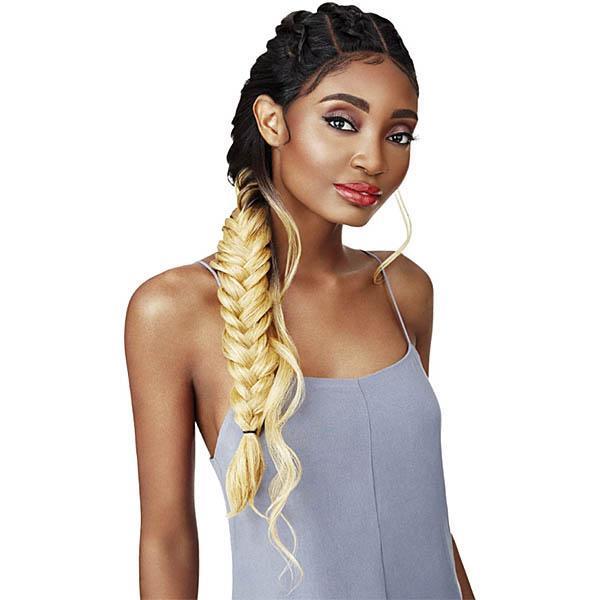 Outre Swiss U Vixen Double U Synthetic Hair Lace Front Wig - KRISTIA - Image 4
