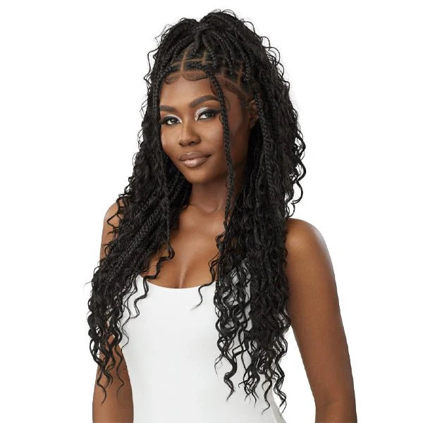 Outre Synthetic 100% Fully Hand-tied Whole Lace Wig - BOHO BOX BRAIDS 28" - Image 2