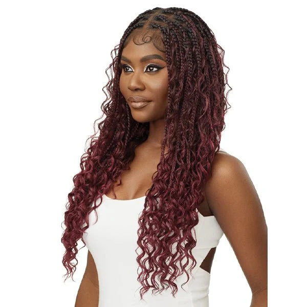 Outre Synthetic 100% Fully Hand-tied Whole Lace Wig - BOHO BOX BRAIDS 28" - Image 3