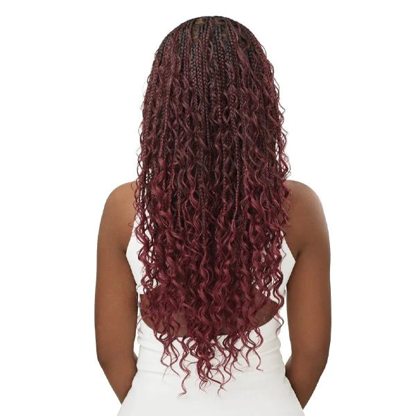 Outre Synthetic 100% Fully Hand-tied Whole Lace Wig - BOHO BOX BRAIDS 28" - Image 4