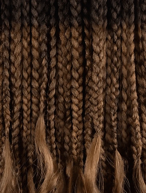 Outre Synthetic 100% Fully Hand-tied Whole Lace Wig - BOHO MERMAID BOX BRAID 32" - Image 14