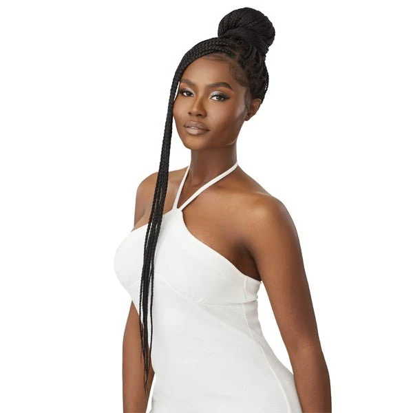 Outre Synthetic 100% Fully Hand-tied Whole Lace Wig - KNOTLESS BOX BRAIDS 36" - Image 2