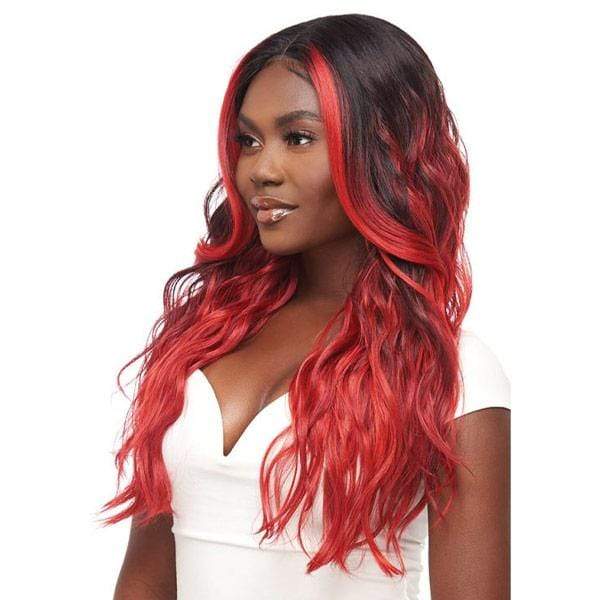 Outre Synthetic 5" Deep L-Part Swiss Lace Front Wig - ANASTASIA - Image 3