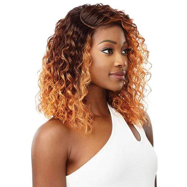 Outre Synthetic 5" Deep L-Part Swiss Wet & Wavy Lace Front Wig - LEENA - Image 3