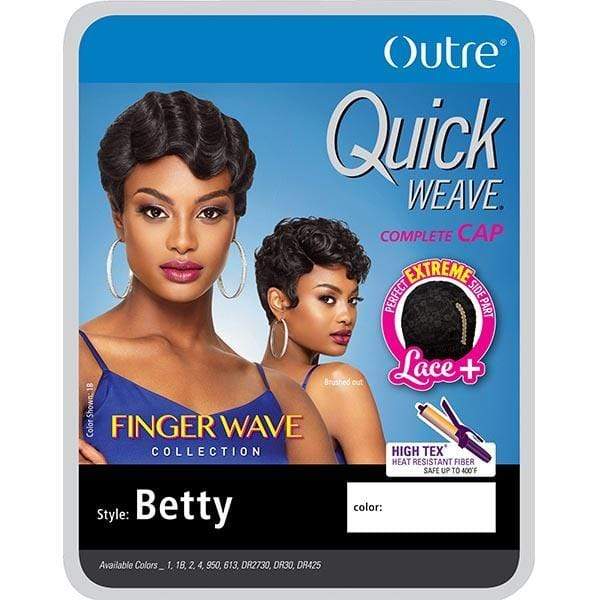 Outre Quick Weave Synthetic Full Cap Extreme Side Part Complete Cap Wig - BETTY - Image 6