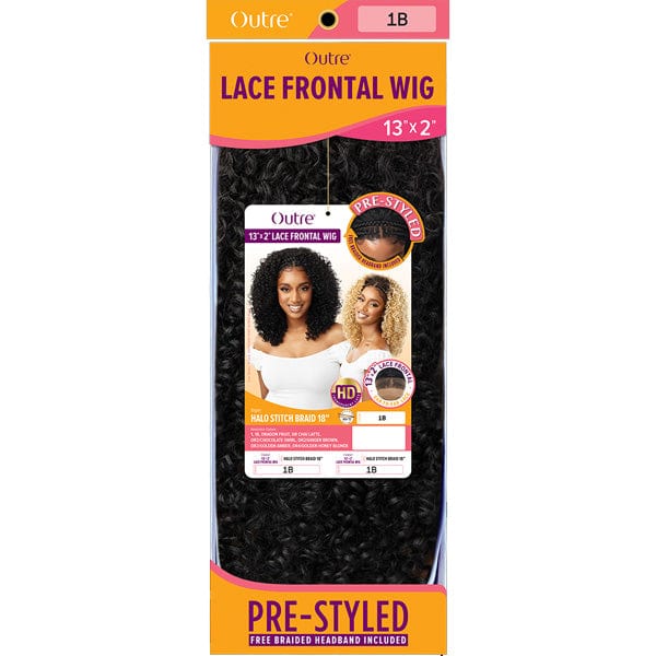 Outre Synthetic Hair 13x2 HD Lace Front Wig - HALO STITCH BRAID 18 - Image 6
