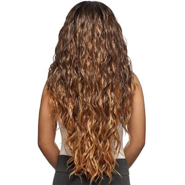 Outre Synthetic L-Part Swiss Lace Front Wig - EBONY - Image 3