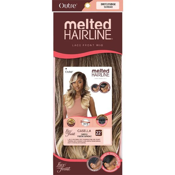Outre Synthetic Melted Hairline HD Lace Front Wig - CASELLA - Image 7