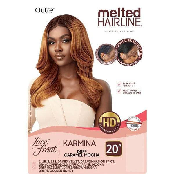 Outre Synthetic Melted Hairline HD Lace Front Wig - KARMINA - Image 6