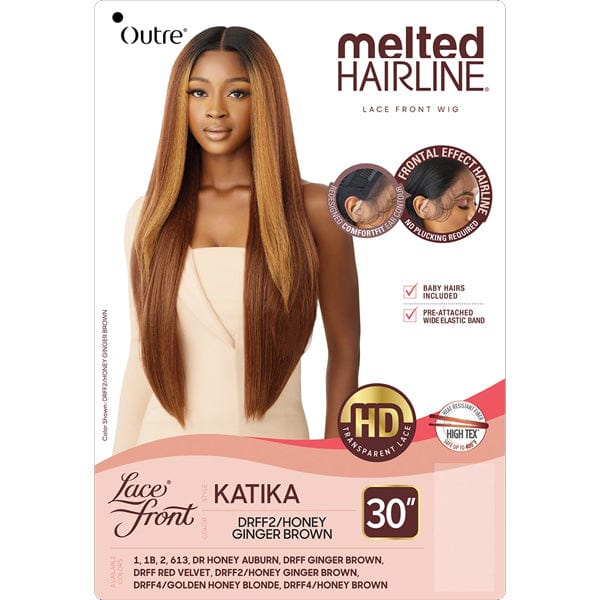 Outre Synthetic Melted Hairline HD Lace Front Wig - KATIKA - Image 6