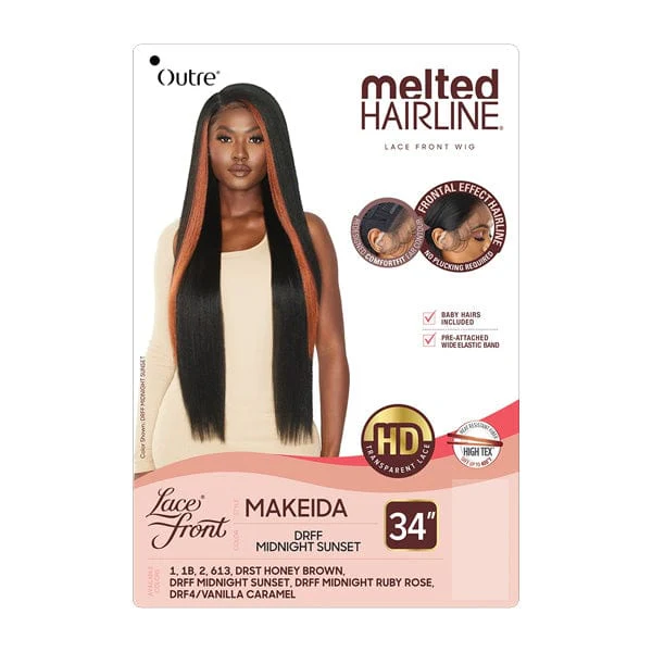 Outre Synthetic Melted Hairline HD Lace Front Wig - MAKEIDA - Image 6